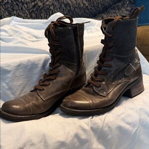 Taos Footwear Dark Brown Combat Boots 37